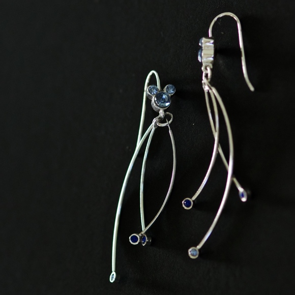 Disney Blue Swarovski Crystal Earrings - Picture 4 of 5